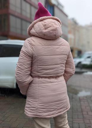 Продам двохсторонню куртку парку барашек на зиму від snobbish3 фото
