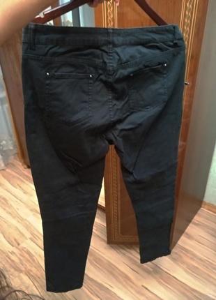 Крутые плотные  тёплые джинсы стрейч графит 14-162 фото