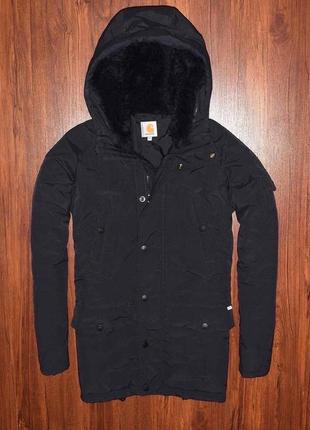 Carhartt wip anchorage parka мужская зимняя куртка парка пуховик1 фото