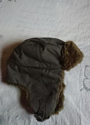 Фірмова англійська зимова тепла шапка by burin, нова, розмір l.1 фото
