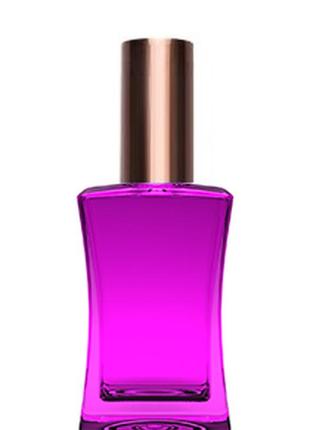 Розовый флакон для парфюмерии имидж 50 мл. с металлическим спреем коричневый