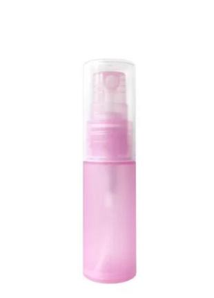 Флакон для парфюмерии полимерный бали 15 мл. розовый с пластиковым спреем1 фото