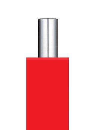 Красный флакон для парфюмерии арт 60 мл. с металлическим спреем1 фото