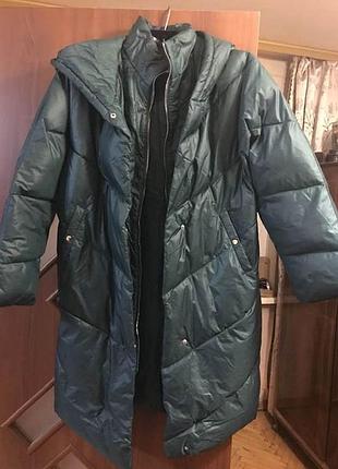 Стеганое пальто-пуховик от house - oversize