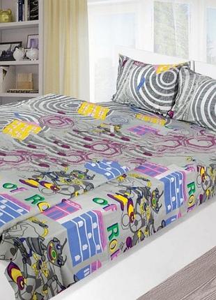 Комплект постельного белья сатин мальчику 145х215 см ярослав