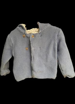Кофта на мальчика 9-12 месяцев