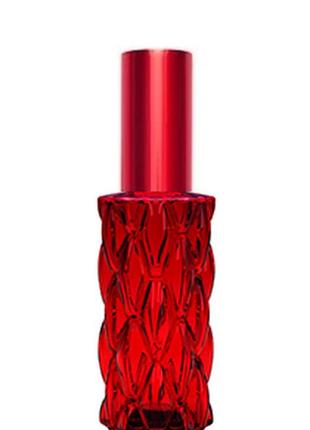 Красный флакон для парфюмерии матильда 20 мл. с металлическим спреем красный