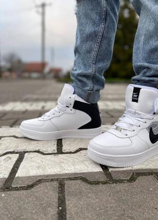 Чоловічі кросівки nike navy air force мужские кроссовки найк аир форс зимние