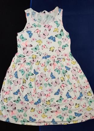 Платье летнее h&m на 8-10 лет