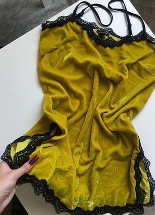Бархатная майка топ river island 40р.-42р.