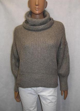 Свитер 30% мохер с заниженной линией плеча наш 44 размер