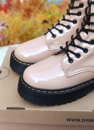 Зимові жіночі черевики dr.martens, женские зимние ботинки доктор мартинс2 фото