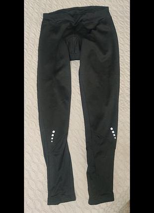 48р crivit спортивные лосины велосипедные с памперсом