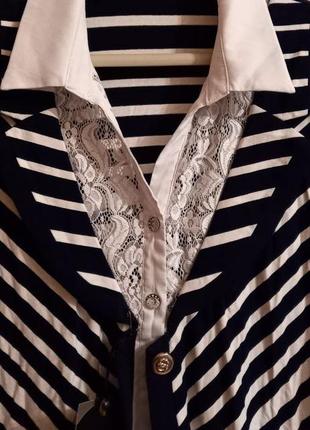 Трикотажный блуза - соттон с эластаном2 фото