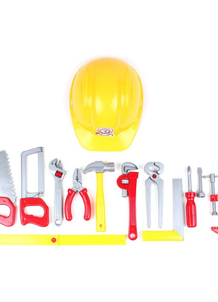 Ігровий набір інструментів "tools set" технок 5873txk, 11 інструментів та каска