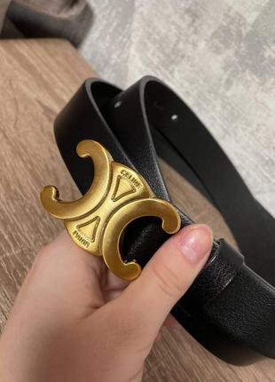 Ремень пояс кожаный брендовый селин