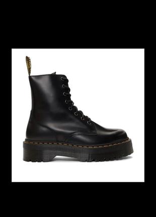 Ботинки черевики на платформі dr. martens jadon (polished smooth)1 фото