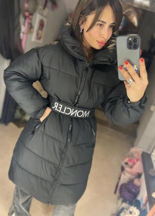 Трендовое пальто стиль очерсайз m o n c l e r