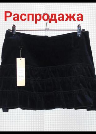 Юбка вельветовая короткая pacific