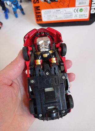 Робот-трансформер «автобот», инерционный, с металлическими элементами,4 фото