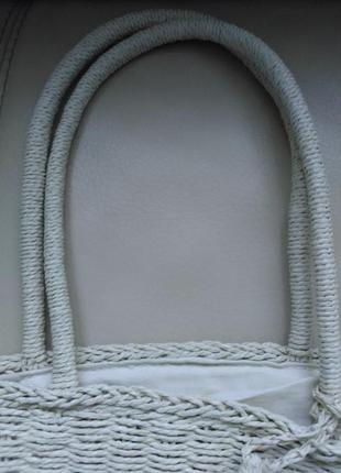 Сумка шопер кошик плетена сумка пляжна сумка3 фото