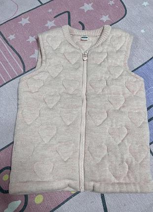 Жилетка на дівчинку