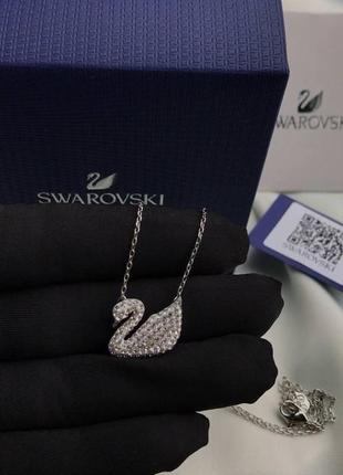 Цепочка, сережки swarovski | подарочный набор для девушки