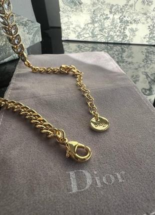 Брендове кольє позолота, люкс якість, з перлами