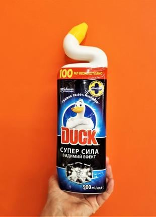 Duck очистительное средство для чистки унитаза туалета "супер сила видимый эффект" 500 мл1 фото