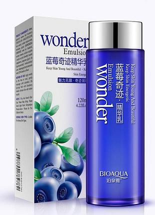Емульсія для обличчя з екстрактом чорниці bioaqua wonder emulsion (120мл )