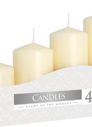 Набор свечей "лесенка" свеча, свечи,цилиндрические bispol 4 шт (sw50/4-011)2 фото