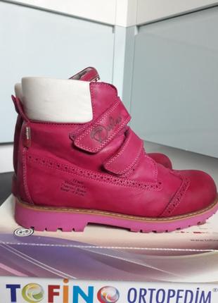 Ортопедические деми ботинки для девочки 36р