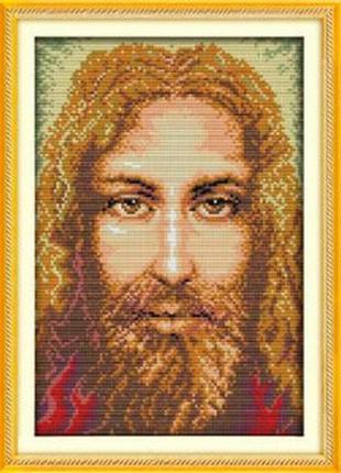 Набір для вишивання хрестиком за нанесеною на канву схемою "religious figure (8)" aida 14ct printed, 23*34 см
