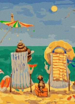 Картина по номерах "у шезлонгах" he