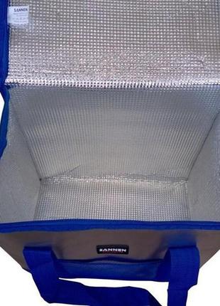 Термосумка, сумка холодильник 25 литров, термобокс, синий2 фото