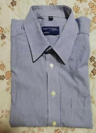 Рубашка, шведка мужская jean chatel размер xl-52-42 ворот 42