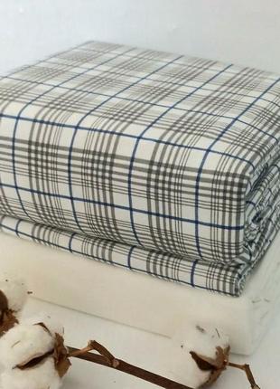 Двоспальне фланелевою постільна білизна cotton collection