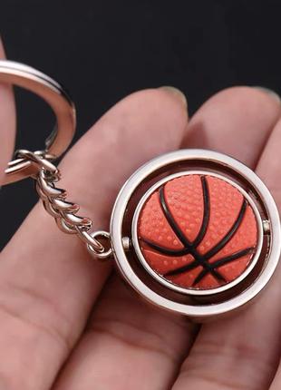 Брелок для ключей баскетбольный мяч «basketball»2 фото