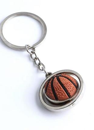 Брелок для ключей баскетбольный мяч «basketball»1 фото