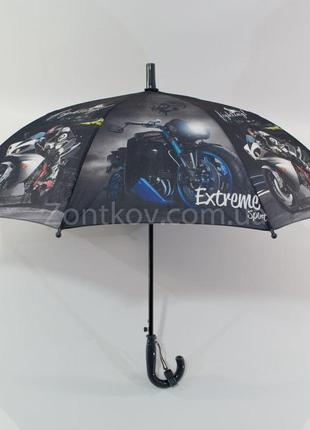 Детский зонтик для мальчика с машинками и мотоциклами на 4-8 лет то фирмы "mario"6 фото