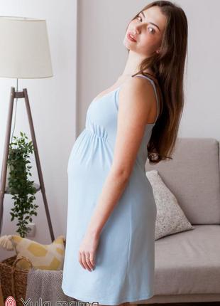 Нічна сорочка для вагітних і годування viola nw-1.10.2, юла мама2 фото