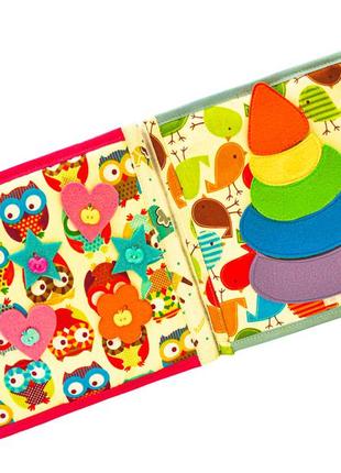 Мягкие книжки развивашки, развивающая книжка для малышей handmade, 10 страниц / star6 фото