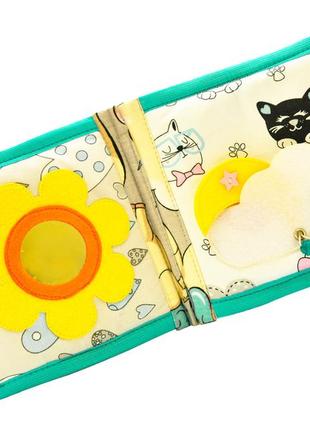 Мягкие развивающие книги для детей, 10 страниц