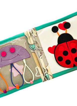 Мягкие развивающие книги для детей, 10 страниц