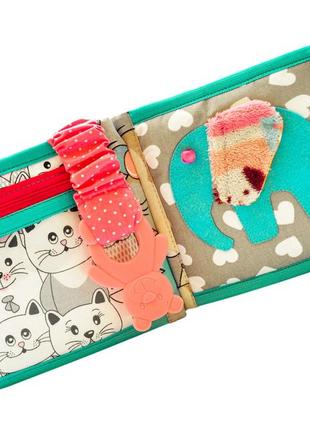 Мягкие развивающие книги для детей, 10 страниц