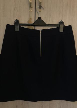 Шерстяная мини юбка esprit на подкладке 10р зимняя теплая юбка базовая5 фото