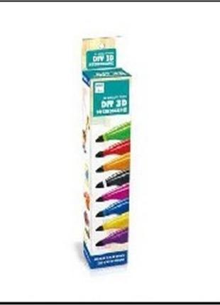Ручка 3d lm555-1z (120шт)запаски 8 кольорів мікс, 1 колір гель, у коробці – 4*3*22 см