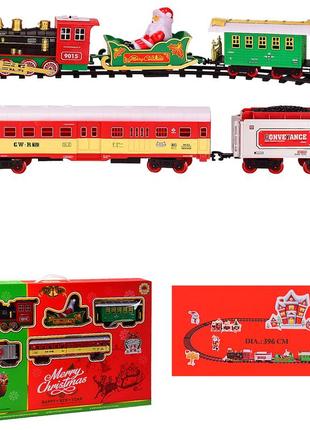 Железная дорога 'merry christmas' 238-7 (12шт) батар., свет, звук, в коробке– 67.5*7.5*42 см, р-р дороги –1 фото