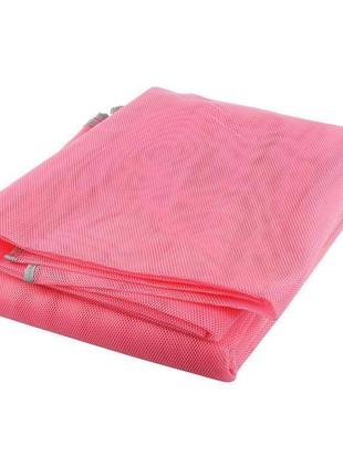 Пляжный коврик антипесок 200х200 см, розовый