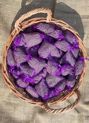 Ароматические мешочки с лавандой 20 г. аромасаше из лаванды в мешочках.